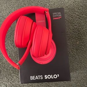 Beats by Dr. Dre - Solo³ Wireless On-Ear Headphones Citrus Red